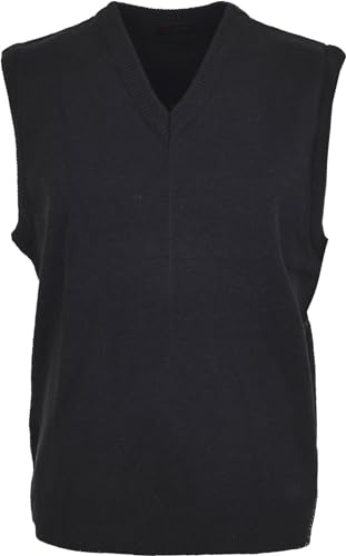 Maan Store herr V-ringad stickad tank top slipover tröja ärmlös jumper liten till 6XL
