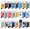 Socken berühmten Motiven, Gemälden & Personen - Unisex Mann Frau/Größe 36 – 45 / Strümpfe Socks Socke Strumpf Hipster Malerei lustig witzig (Welle)