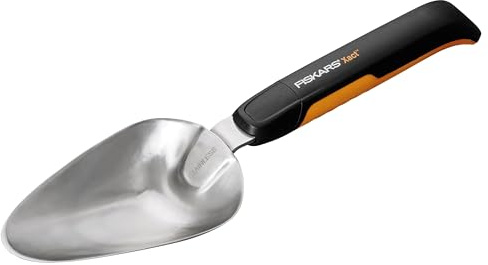 Fiskars 315530-1001 Xact Garden Hand Trowel, Black/Silver