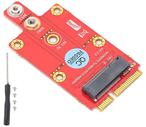 Fdit NGFF M.2 WiFi Adattatore da Chiave B a Mini PCIe, Modulo WWAN basato su SSIC M.2 a Desktop o Laptop Slot MPCIe - 2G GSM/3G CDMA/4G LTE/5G/GPS Support