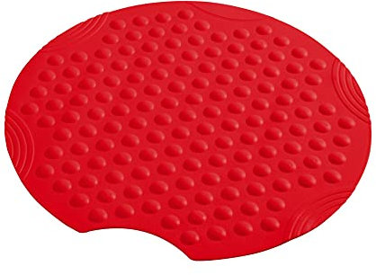 RIDDER Duscheinlage Tecno rot Ø 55 cm