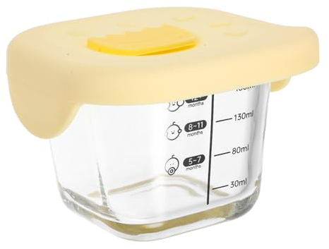 Beatifufu Transparente Babynahrungsbehälter Auslaufsicher Mit Deckel Kleine Aufbewahrungsschalen Aus Hitzebeständigem Material Für Babysnacks Und Beikost Frei Tragbar Für Reisen Und Alltag