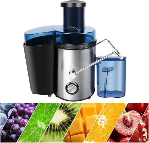 1000W Juicer Machine Fruit Vegetable Citrus Centrifugal Juicer Electric Extractor with 2 Speed Control for Fruit and Vegetables