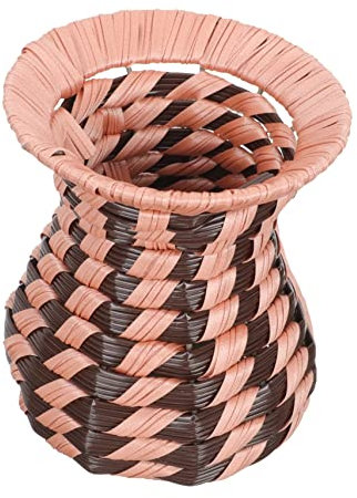 Cabilock Jarrón De Ratán Tulipanes Artificiales Plantas De Flores Secas Decoración En Forma De Huevo Cestas De Almacenamiento para Estantes Porcelana Calcomanías De Bombillas Hierro Forjado