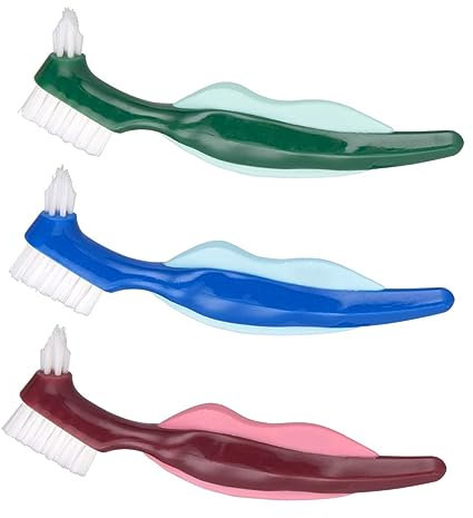 iplusmile 3pièces Brosses à Dents Artificielles Brosse De Nettoyage Pour Prothèses Dentaires Pour Prothèses Dentaires Brosse à Dents Entretien