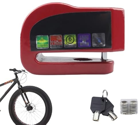 Candado de freno de disco con alarma – Candado de freno de disco para motocicleta | Candado de freno de disco eléctrico para motos y scooters