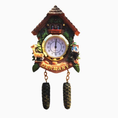 3D Kuckucksuhr Deutschland Kühlschrank Magnet Reise Souvenir Geschenk Kühlschrank Dekoration Elektronische Uhr Harz Handwerk