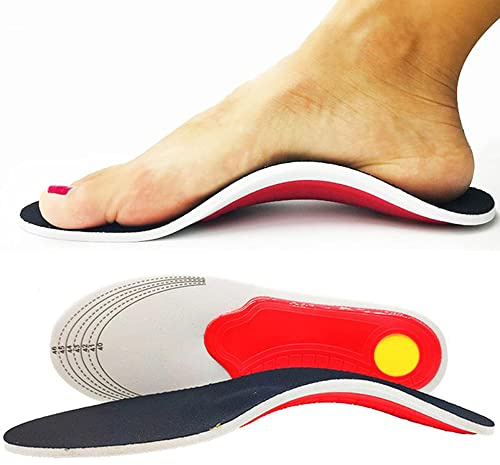 Orthotic Steady Step Insoles for Women, Arch Support Insoles for Men, Plantar Fasciitis Arch Support Shoe Boot Flat Feet Inserts, Feet Heel Pain Shock Absorption Comfortable Insoles (Small EU 35-40)