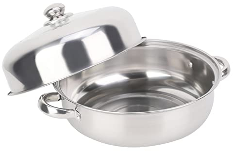 Topyond 28 Cm Großer,Einschichtiger Suppentopf aus Edelstahl,Ideal Für Eintöpfe,Zum Dämpfen von Speisen Und Zum Allgemeinen Kochen,Dieses Kochgeschirr Ist Perfekt Für Den Kochbedarf Im Haushalt.