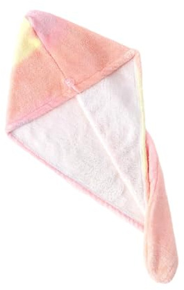 FRCOLOR 1stück Haar Trockenhaube Schnelltrocknende Saugfähige Kopfhaube Für Zuhause Und Für Haarkur Make-up Und Bad Für Lange Farbige Muster Zufällige Auswahl