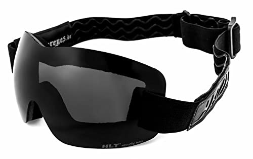 HELLY® - No.1 Bikereyes® | Motorradbrille, Bikerbrille | winddicht, gepolstert, beschlagfrei, HLT® Sicherheitsglas nach DIN EN 166 | TOP Tragegefühl bei langen Ausfahrten | Motorradbrille: 1400-a