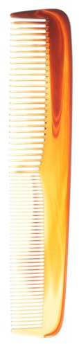GANAZONO Pettine da Ambidestro in Plastica Denti Larghi e Stretti, Pettine per Taglio Chioma e Barba Uomo, Utensile Professionale per Salone e Uso Domestico