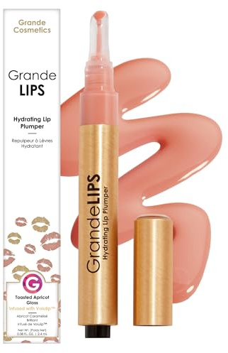 Grande Cosmetics GrandeLIPS Hydrating Lip Plumper, Gloss, Toasted Apricot