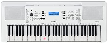 Yamaha EZ300 Tragbare Tastatur mit 61 Tasten und beleuchteten Tasten