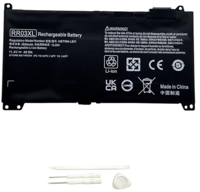 HCSK RR03XL Laptop Battery Compatable with Hp ProBook 430 440 450 455 470 G4, 440 450 470 G5, MT20 Series HSTNN-PB6W HSTNN-LB7I HSTNN-LB71 851477-421 851477-541 851610-850 851610-855 11.4V 48Wh