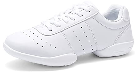 Chaussure Aerobic Femme Fille Légères Chaussures de Danse Modern Jazz Extérieur Anti-dérapant Cheerleading Baskets