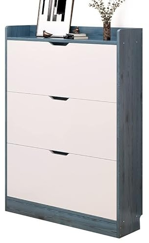 shoe rack Shoe cabinet shoe cabinets shoe rack with 3 flaps shoe tipper storage cabinet shoe chest of drawers adjustable narrow shoe cabinet shoe storage for hallway entrance hall (color :