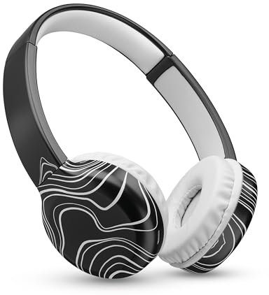Music Sound - Cuffia Bluetooth con padiglioni On Ear Soft-Touch -Archetti Regolabili - Adattabilità e Comfort – Play Time 22 Ore – Nero