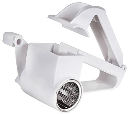 Rallador de queso giratorio clásico Rallador de queso de manivela profesional Cortador de chocolate y jengibre giratorio con tambor de acero inoxidable Ralladores de verduras