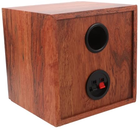 VALICLUD Caisson Basse Voiture Enceinte Audio Bois Robuste Réducteur de Vibrations pour Subwoofer Automobile Usage Maison et Véhicule