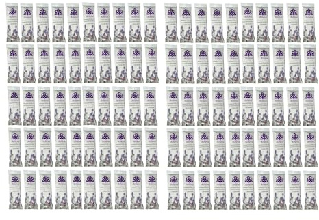 Asheva 8 x 9 Individually Wrapped Oshibori Disposable Towels - Luxurious Moist Cotton Hot/Cold Refreshment Towel - Lavender, Lemon, or Tea Tree Scents - Perfect for Spa, Travel, Dining & Events