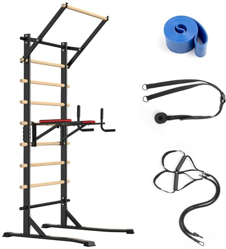 Power Tower avec Barre de Traction et Dips, Espalier Autoportant