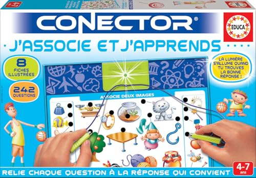 Educa - Jeu éducatif interactif avec Stylo Lumineux | Apprentissage des Chiffres, Lettres et Formes | Observation et raisonnement | À partir de 4 Ans (17316)