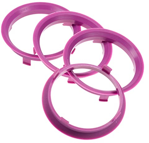 4X Zentrierringe 70,1 x 65,1 mm violett Felgen Ringe Made in Germany