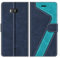 MOBESV Hülle für HTC U11 Handyhülle, Lederhülle mit Kartenfach, Klapphülle mit Ständer, Flip Case Handytasche Schutzhülle, Blau