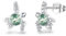 Schildkröte Ohrringe 925 Sterling Silber Moosachat Ohrstecker Hypoallergen Meeresschildkröte Ohrring mit Moosachat Meeres Tierohrringe Schildkröte Schmuck für Damen Mädchen Kinder