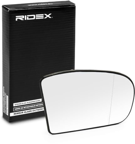 RIDEX 1914M0127 Cristal de espejo retrovisor exterior asférico calefactable derecha compatible con MERCEDES-BENZ Clase E Sedán W211 Clase E T-modell S211 Clase C Sedán W203 Clase C T-modell S203