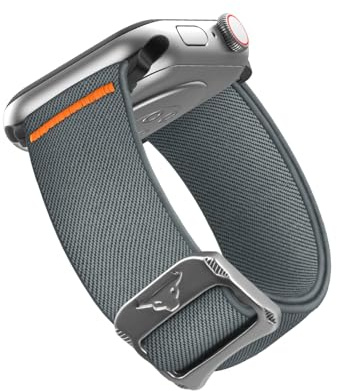 SimpleThings Elastiskt sportband för Apple Watch-armband 38 mm, 40 mm, 41 mm, 42 mm, 44 mm, 45 mm, 46 mm, nylontyg, sportarmband, kompatibelt med iWatch armband Series SE 10 9 8 7 6 5 4 3 2 1