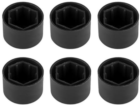 Jiehaojia 20 Pezzi Copridadi Ruota 17mm Copridadi Bullone Ruota, Copridadi Esagonali per Pneumatici con Strumento di Rimozione per Auto (Rosso,Giallo,Verde,Blu,Viola)