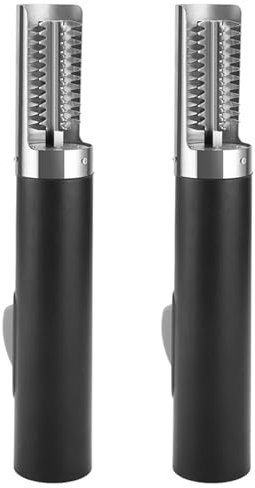 Eoslcusmvl 2X Rascador de Pescado EléCtrico PortáTil Removedor de Escamas de Pescado A Prueba de Agua Herramientas para Raspar Escamas de Pescado Limpiador de Escamas de Pescado Negro