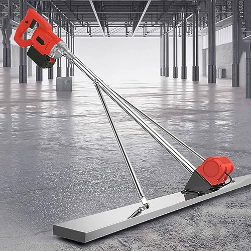 Herramienta eléctrica inalámbrica para solado de hormigón con vibración y raspador para nivelar y terminar superficies de cemento