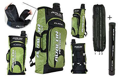 Avalon New Classic Rucksack Bogenrucksack mit Pfeilröhre grün