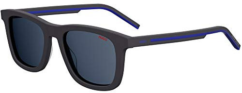 HUGO Herren HG 1065/S Sonnenbrille, Grigio opaco blu, 51