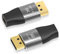 Cablecc Mini DisplayPort 1.4 8K 60Hz Buchse Adapter Ultra-HD UHD 4K 144Hz auf DP Stecker 7680 * 4320 für Video PC Laptop TV