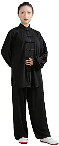 Daoba Traje de Artes Marciales | Traje Chino Unisexo para Tai Chi y Wing Chun | Traje Tang de Estilo Chino | Trajes Ligeros para Meditación y Qigong