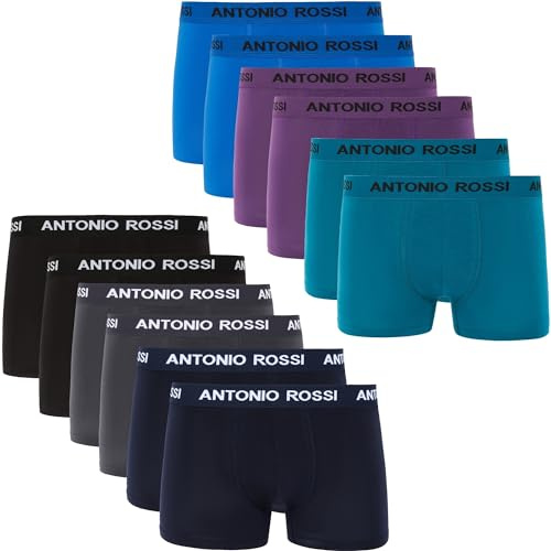 FM London herr Antonio Rossi (12-pack) boxershorts för män Boxershorts