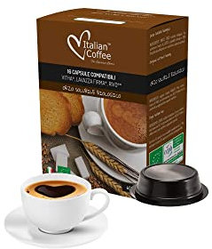 Café d'ORGE/ORZO (96 Capsules) compatible avec Lavazza Firma, Lot de 6 x 16 Capsules (96 portions tot) - la Capsuleria