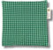 Franzis Nähstube I Oreiller en épeautre I 20x20cm I à carreaux vert I 100% coton I Oreillers en céréales I Soulagement de la douleur I Coussin chauffant pour micro-ondes I Coussin réfrigérant