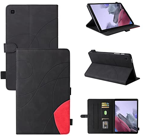 Resa med surfplatta Pu Läder Smart Tablet Väska, Fällbart Stativfall, Utan sömn/Wake Function Tablet Väska Compatible with Samsung Galaxy Tab A7 Lite 8.7 SM-T220 / T225 / T227 2021 Surfplatta skydd