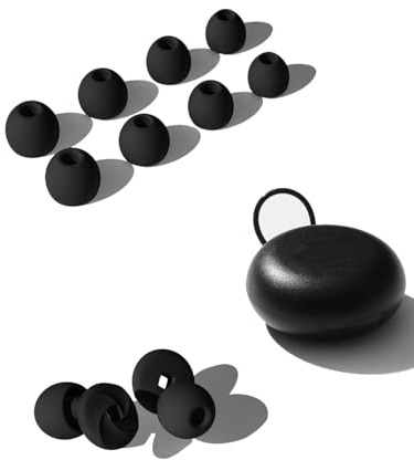 HUVZOR Bouchons d'Oreille Anti-Bruit Taille XS/S/M/L | Avec 4 Mousses Mémoire Sommeil, Moto, Natation & Studio, Guide d'Entretien Réduction Sonore Optimale Voyage Vie Quotidienne Confort Personnalisé