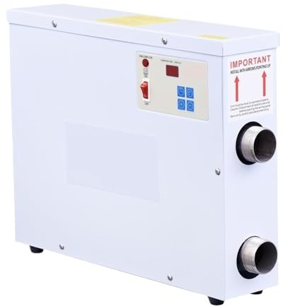 Elektrisk Poolvärmare 18KW Spa-badtunnets Termostat Uppblåsbar Pooltermostat Med Pekskärm For Pool-badkar Effektiv uppvärmning