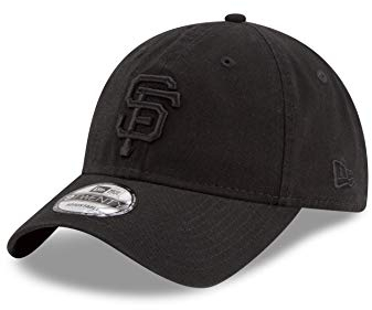 New Era San Francisco Giants MLB Black On Black 9Twenty Cap - One-Size