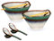HENXFEN LEAD Porcelain Ramen Bowl Set, 2 Pcs 780ml Japanese Ceramic Ramen Bowl with Chopsticks & Spoon for Soup, Salad, Pasta, Cereal, and Noodles - Green
