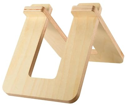 Amagogo Soporte de Estacionamiento para Bicicletas de Equilibrio para Niños, Soporte para Bicicletas con Suelo de Madera, Soporte de Exhibición para Bicicleta