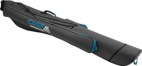 Mikado Rutenfutteral, 2 Fächer, Hardcase 150cm und 175cm, Feederruten-Futteral, Rutentasche (150cm)
