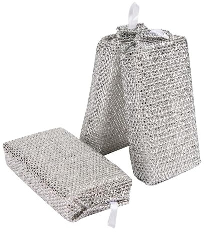 Paños para lavar platos con alambre, trapos para fregar platos, trapos para platos de alambre de acero inoxidable, trapos de alambre para limpieza de cocina, estropajos de alambre para platos, toallas